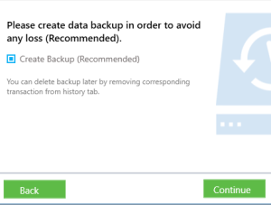Backup your files